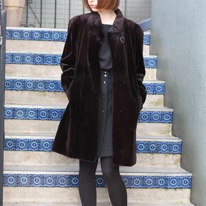 SAGA MINK ROYAL SHARED MINK FUR LONG COAT/サガミンクロイヤルシェアードミンクファーロングコート