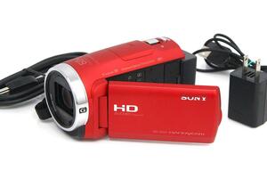 美品｜ソニー HDR-CX680 (R) レッド デジタルHDビデオカメラレコーダー γA7221-3V1B