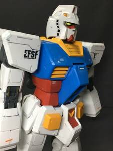 ① 1/48 メガサイズ RX-78-2 ガンダム 全高約375mm 素組 完成品 ジャンク ガンプラ バンダイ