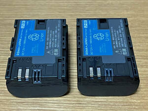 （劣化度なし表示） 2個セット LP-E6 互換バッテリー ROWA JAPAN Canon キャノン