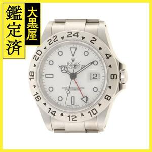 ROLEX　ロレックス　 エクスプローラーII　 16570　 ホワイト　ステンレス　メンズ　自動巻き【432】2148103592225