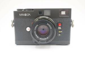 MINOLTA CLE M-ROKKOR 40mm F2 高級レンジファインダー フィルムカメラ ミノルタ 美品 専用ケース付き 動作確認済み