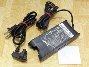 ★DELL デル ノートPC 用ACアダプター PA-1650-05D PA-12 DC19.5V 3.34A 専用ACケーブル付属 送料230円 