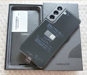 新品 au Galaxy S22 SCG13 ファントムブラック 公式SIMフリー/完全ドコモ化(SC-51C化)も可能