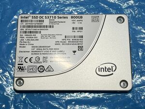 Intel SSD DC S3710 800GB SSD HET MLC チップ SATA 2.5inch データセンター 高耐久 停電時保護 NAS