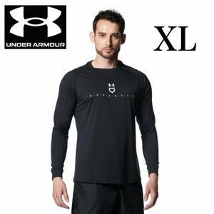 ■送料無料■ 新品　アンダーアーマー ベースボール　Tシャツ UA テック ロングスリーブ　XLサイズ　ブラック