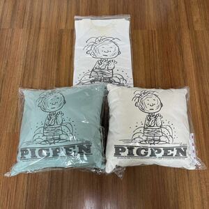 【新品 青 PIG PEN Vintage Peanuts Sweat Cushion】 ピーナッツ クッション pigpen ピッグペン snoopy スヌーピー mayo spruce human made