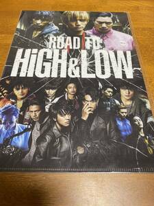 ROAD TO HiGH&LOW クリアファイル 前売 特典 岩田剛典　窪田正孝　山田裕貴　佐藤大樹　林遣都　TAKAHIRO 登坂広臣　AKIRA 