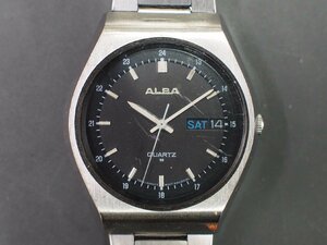 レア物 初期ロゴ セイコー SEIKO アルバ ALBA クォーツ Quartz メンズ 腕時計 型式: V504-8000