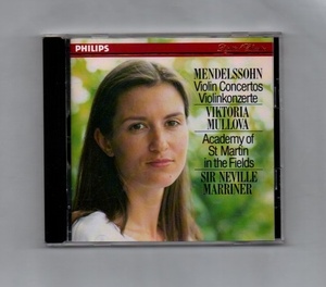 メンデルスゾーン ヴァイオリン協奏曲 ホ短調、二短調 ムローヴァ、マリナー CD ))ff-0730