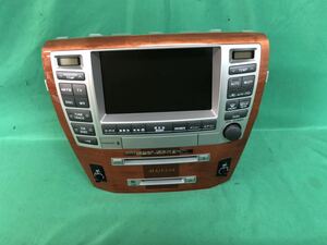 MS096 中古 クラウン マジェスタ UZS186 平成18年3月 前期 純正 マルチモニター CDチェンジャー 86120-30E00 86111-30330 動作未確認