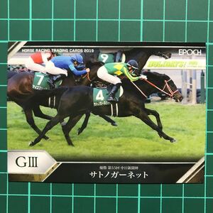 サトノガーネット 中日新聞杯 EPOCH ホースレーシングカード 2019 Vol.2 坂井瑠星
