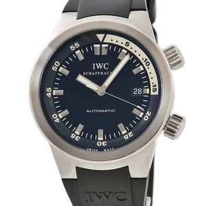 【3年保証】 IWC アクアタイマー オートマティック IW354807 黒 逆回転防止付きインナーベゼル 自動巻き メンズ 腕時計
