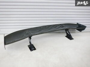 社外 メーカー不明 カーボン 3D GTウイング リア スポイラー 約1600mm 高さ約24.5cm 汎用品 シルビア スカイライン RX-7 棚2F-L