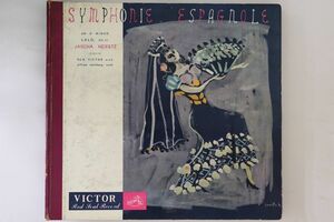 3discs 78RPM/SP Jascha Haifetz Symphonie Espagnole In D Minor (Lalo) No 其一 - 其六 SD924 VICTOR 12 /01500