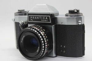 【返品保証】 PRAKTICA PL noval Prakticar 50mm F2.8 ボディレンズセット s8550