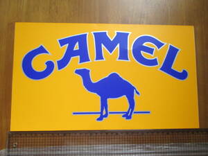 Sticker 『CAMEL キャメル オールドジョー ビンテージ ステッカー 特大 36.3cm × 21.0cm 非売品』砂漠 椰子 オアシス 廃版激レア 未使用品