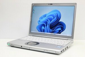 1円スタート ノートパソコン Windows11 Panasonic レッツノート CF-SV7 DVDマルチ 第8世代 Core i5 SSD256GB メモリ8GB Windows10 カメラ