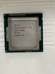 CPU Intel R Core TM i7-4790 動作確認済み 単品