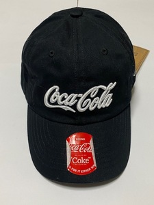 Coca-Cola コカ・コーラ CAP ローキャップ 帽子 ブラック 展示未使用品