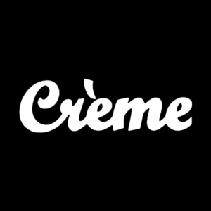 カリフォルニアブランド　クリーム / Creme　ステッカー　Mサイズ