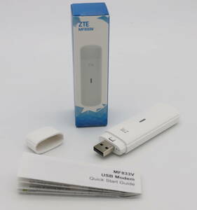 ZTE MF833V SIMフリー 4G LTE USBモデム ①