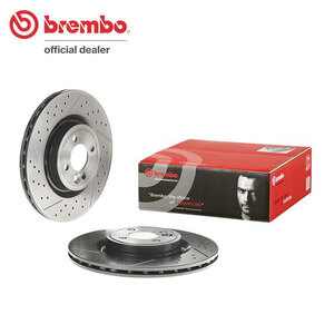 brembo ブレンボ ブレーキローター フロント用 ミニ (R56) MF16S H19.2～H22.4 クーパーS JCWスポーツブレーキ(4POT)(ドリルド&スリット)