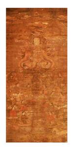 ◆掛軸 『 古画 絹本仏画 』室町時代 仏教美術 中国唐物唐画