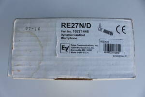 ELECTROVOICE　エレクトロボイス　ハンドマイク RE27N/D　未使用 箱痛み品