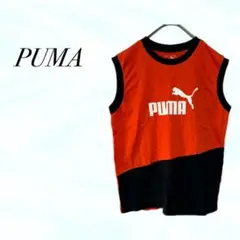 PUMA ノースリーブ タンクトップ ビッグロゴ 160cm スポーツブランド