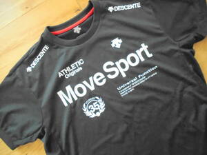 デサント DESCENTE ムーブスポーツ Move Sport DMMRJA56 ドライトランスファー 半袖Ｔシャツ O XL ブラック