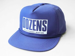 RATS ◆ SOUVENIR CAP [DOZENS BOX LOGO] 青紫 ロープ装飾 スナップバック キャップ 帽子 ラッツ (21’-RA0313) ◆Z-7