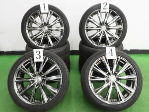 4本 社外 レオニス WX 18インチ 7J +47 ラジアル ヨコハマ ブルーアース RV03 215/45R18 ヴォクシー ノア 90 80 70 ステップワゴン RP RK