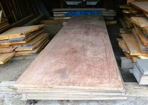引き取り限定商品 高級木材 ブビンガ 天然木 無垢材 希少な一枚板 高樹齢の大きな一本の木板 巨木材 DIY 外材乾燥材幅930mm 長さ４m 4100mm