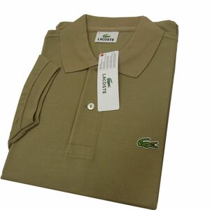 新品 夏物◇LACOSTE ラコステ 半袖 ポロシャツ ゴルフウエア ロゴマーク スポーツ メンズ 1円スタート