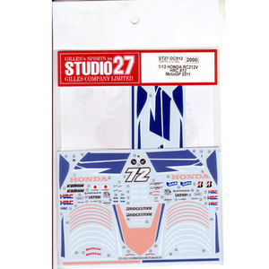 【STUDIO27】1/12 RC212V HRC #72 MotoGP 2011 デカール