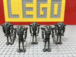 ☆スターウォーズ☆ レゴ　ミニフィグ　5体セット　スーパーバトルドロイド　ロボット　( LEGO 人形 バトルドロイド　C21924