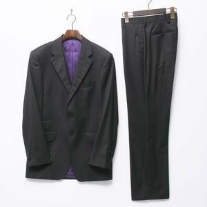 TH4226//イタリア製*ポールスミス/Paul Smith*The Westbourne/メンズ36R/ブラックスーツ/セットアップ/ジャケット＋スラックス/黒無地