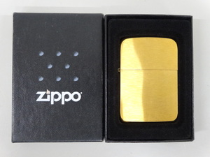 新品 未使用品 2004年製 ZIPPO ジッポ SOLID BRASS ソリッドブラス 1941 REPLICA レプリカ ゴールド 金 ライター USA