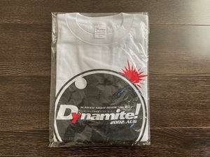 Dynamite! Tシャツ Lサイズ ホワイト 白 国立 2002.AUG 格闘技 PRIDE