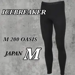 【アイスブレーカー】メンズスパッツ BLACK 日本サイズM