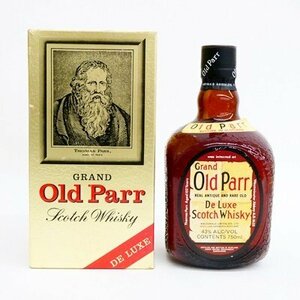 Old Parr DE LUXE　オールドパー　デラックス　スコッチウイスキー　750ml 43%〈O1582〉