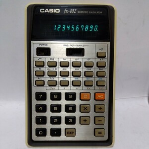 CASIO　カシオ関数電卓 fx-102 昭和レトロ 