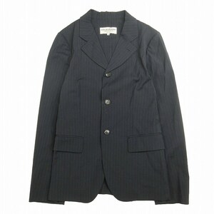 99AW ローブドシャンブル コムデギャルソン robe de chambre COMME de GARCONS ピンストライプ テーラード ジャケット ウール100％