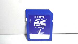★動作確認済み★I-O DATA SDHCカード 4GB CLASS4 保証