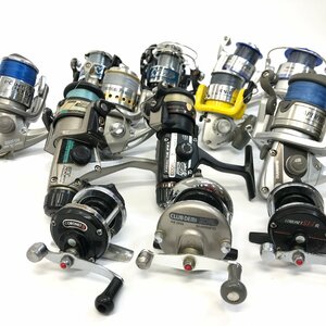 K 1円～ リール 14セット スピニングリール ベイトリール ダイワ シマノ コロネット クラブデミ アペルト DAIWA SHIMANO ジャンク扱い