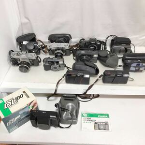【H001】カメラ 11台　フィルムカメラ　OLYMPUS PENTAX CANON FUJI FUJICA RICOH KYOCER KONICA