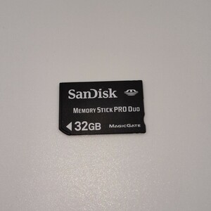 【1円〜】SanDisk メモリースティック PRO DUO 32GB メモリーカード【送料無料】【動作確認済み】