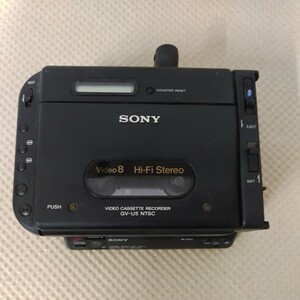 A04257 1円〜 ビデオカセットレコーダー SONY ソニー Video8 Hi-Fi Stereo GV-U5 NTSC / TGV-1 映像機器 8ミリビデオ 現状品 ジャンク