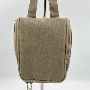 1円 【新品未使用】希少 LOEWE ロエベ 最高級 メンズ セカンドバッグ クラッチバッグ ハンドバッグ グレー